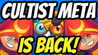 TAKING DOWN WHALES!! CULTIST IS NOW MY FAVORITE CARD!! NEW META! In Rush Royale!