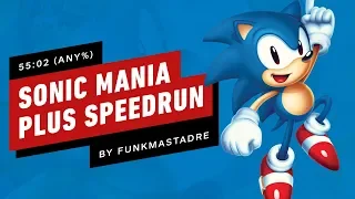 Sonic Mania Plus Speedrun Finished In 55 Minutes (by FunkMastaDre)