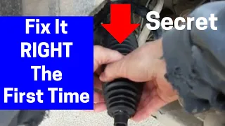 NEVER Replace Steering Rack Boots Until Watching This!