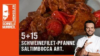 Schnelles Schweinefilet-Pfanne Saltimbocca Art Rezept von Steffen Henssler