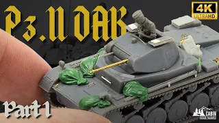 Panzer II by S-model, 1:72, part 1 /HOW TO PAINT DAK CAMO/