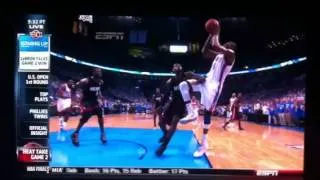 LeBron fouls Durant on potentially game-tying shot