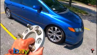 Cheap Ebay Wheel Spacer 8th Gen Civic fitment Test ....Watch out!