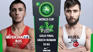 GOLD GR - 55 kg: S. KILIC (TUR) v. E. SEFERSHAEV (RUS)