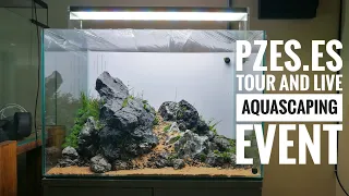 Epic aquascaping shop in Madrid ¦ Pzes.es tour and Aquascaping event in Spanish