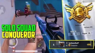 SOLO VS SQUAD IN CONQUEROR?! | PUBG Mobile FPP Highlights