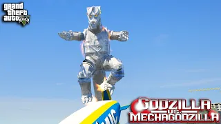 GTA 5 Mecha Godzilla Classic Mod Showcase || GTA 5 Mods
