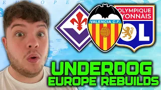 I Rebuilt Underdogs in EUROPE on Football Manager 2023! FM23 Rebuild Compilation