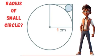 How to Find the Radius of a Small Adjacent Circle