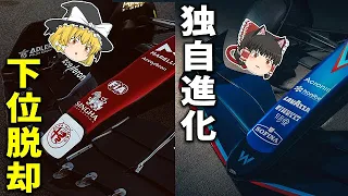 【ゆっくり解説】F1下位チーム脱却！ウィリアムズとアルファロメオの独自進化を遂げる【F1 2022】