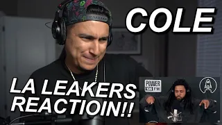 THE RAREST OF BARSSSS!! | J COLE LA LEAKERS POWER 106 FREESTYLE FIRST REACTION!!