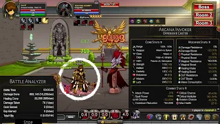 ZA WARUDOOO !!! 700K NUKE!, SOLO DPS Arcana Invoker || AQW Indonesia