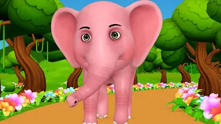 🐘 Ek Mota Hathi | एक मोटा हाथी | Hindi Rhymes for Kids