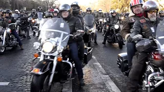 Johnny Hallyday Bikers hommage