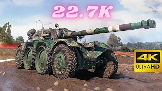 Panhard EBR 105  22.7K Spot Damage &  EBR 105  20K & EBR 105  World of Tanks Replays ,WOT tank games