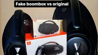 Original JBL Boombox3 vs fake Boombox3 (the fake is not even close) 😆