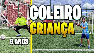 Como ser um BOM GOLEIRO sendo CRIANÇA - Dicas para iniciantes