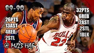 Michael Jordan vs Isiah Thomas RARE Highlights vs Pistons (1990.01.23) - 58pts Total! Sick Duel!