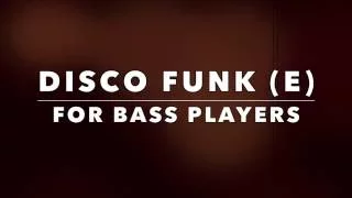 Epic Funk BASS Backing Track (E)