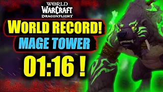 Guardian Druid Mage Tower Completed IN 01:16 | Guide Boost | Talents, Tactics | WoW Dragonflight