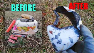 Small vs BIG Firecrackers Under Pot!!