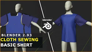 Tutorial: Blender Cloth Sewing - Basic Shirt