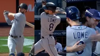 Brandon Lowe homers 3 times vs Yankees: 10/2/2021