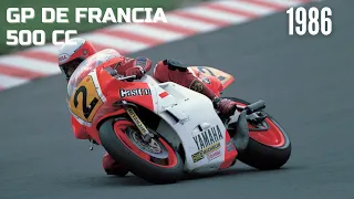 1986. Gran premio de Francia 500cc. Circuito de Paul Ricard.