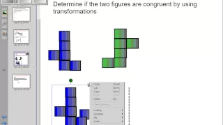 Chapter 7 Lesson 1 Congruence and Transformations