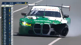 pro GT3 drivers being pros at crashing for 9 minutes straight (DTM Norisring 2022 Race 1)