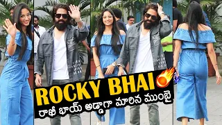 Rocking Star Yash Spotted With MENTAL MASS LOOK | Yash Latest Visuals | KGF 2 | News Buzz