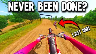 I LAPPED THE ENTIRE FIELD IN A MX BIKES RACE!