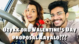 Ozykk oru Valentine’s Day proposal | Diya Krishna | Vaishnav Harichandran