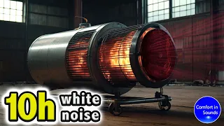 Relax Easily, Smooth and Relaxing Heater Noise to Sleep or Study | White Noise, Black Screen, NO ADS