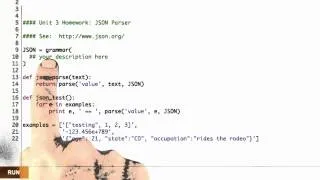 Json Parser - Design of Computer Programs