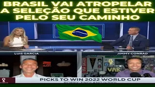 GRINGOS COMENTANDO SOBRE A SELEÇÃO BRASILEIRA NA COPA DE 2022, VAI ATROPELAR QUEM ESTIVER NO CAMINHO