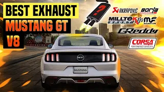 Ford Mustang GT Exhaust Sound V8 🔥 Review,Upgrade,Mods,Roush,Borla,Corsa,Akrapovic,Armytrix,Hooker+