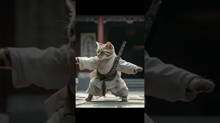 Chinese kung-fu Cat #kungfu #chinese #cat #short