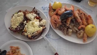 Лутраки, рыбный ресторан