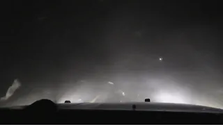 DASHCAM VIDEO | Tornado captured on police officer's dashcam video in Harlan, Indiana