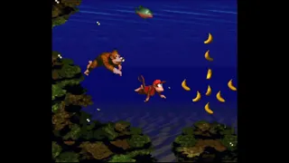 Donkey Kong Country Aquatic Ambience with Gameplay