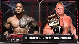 WWE 2K 22, HELL IN A CELL, The Rock vs Brock Lesnar. مباراة القفص الحديدي بين الروك وبروك ليسنر