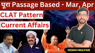 TOP Passage Based MCQ - Mar, Apr 😱| Current Affairs | CLAT 2024 | Unacademy CLAT #clat #clat2024