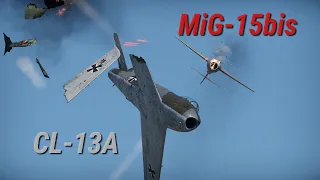 MiG-15bis vs CL-13A Mk 5 | War Thunder Duel