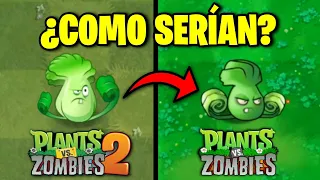 ¿Y si las PLANTAS de PvZ 2 ESTUVIERAN en PvZ 1?