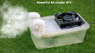 How To Make Mini Powerful Air Cooler At Home - DIY Air Conditioner