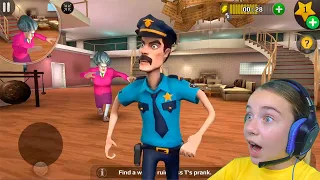 ПОЛИЦЕЙСКИЙ ВХОДИТ в ДОМ МИСС ТИ Злая Учительница Scary Teacher 3D