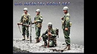 Painting 1/35 scale  'TAMIYA INFANTRY SCOUT' set.