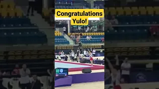 Congratulation! Yulo,  Carlos Edriel! You did it. 15th Gymnastic World Cup. #ofw #gymnasticshorts