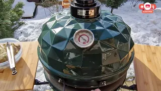 Kamado Club Pro Premium pirmas kepimas/First grill/Первая жарка